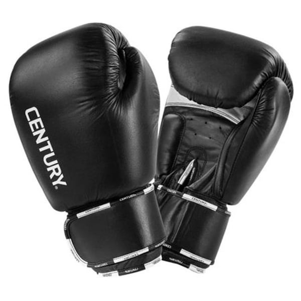 Century 146002-011718 18 oz Creed Sparring & Boxing Glove - Black & White